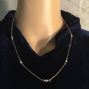 NWT A NEW DAY 16-inch Cubic Zirconia Gold chain